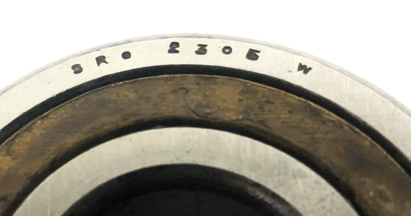 SRO Double Row Self Aligning Ball Bearing 2305-W NOS
