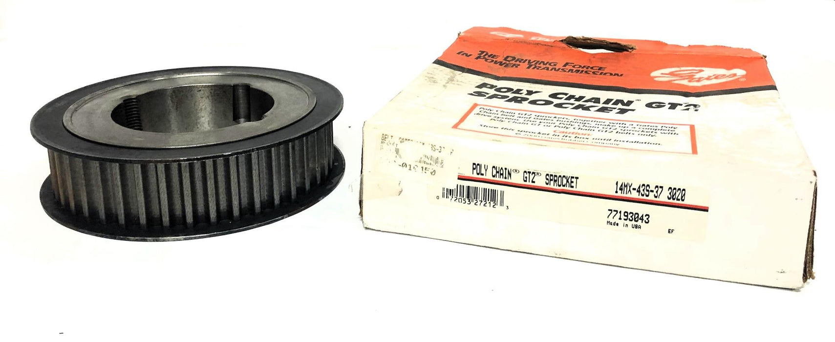Gates Poly Chain Sprocket 14MX-43S-37 77193043 NOS
