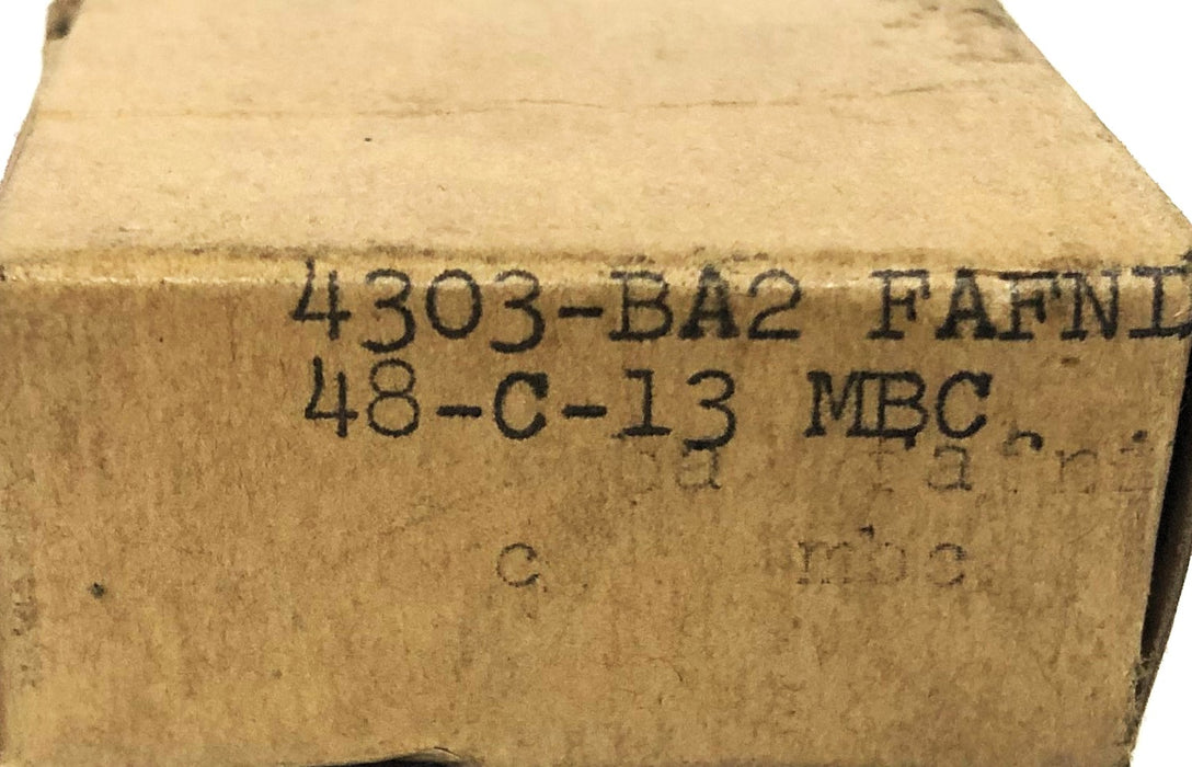 Fafnir Thrust Ball Bearing 4303BA-2 (48-C-13 MBC) NOS