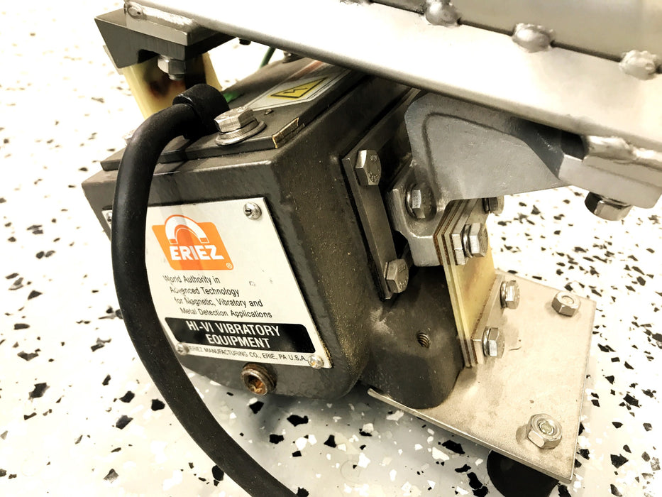 Eriez Vibrating Pan Feeder W/ (Feeder Control UN-115-2A-FW) 15A USED