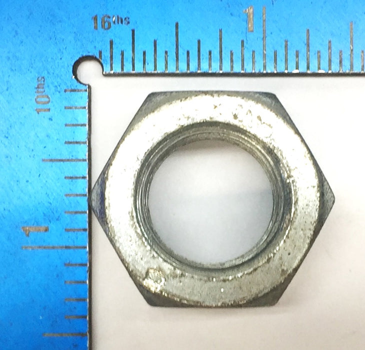 Unbranded 3/4"-10(I.D) x 1.15"(O.D) x 0.68"(Thk) Zinc Hex Nut [Lot of 23] USED