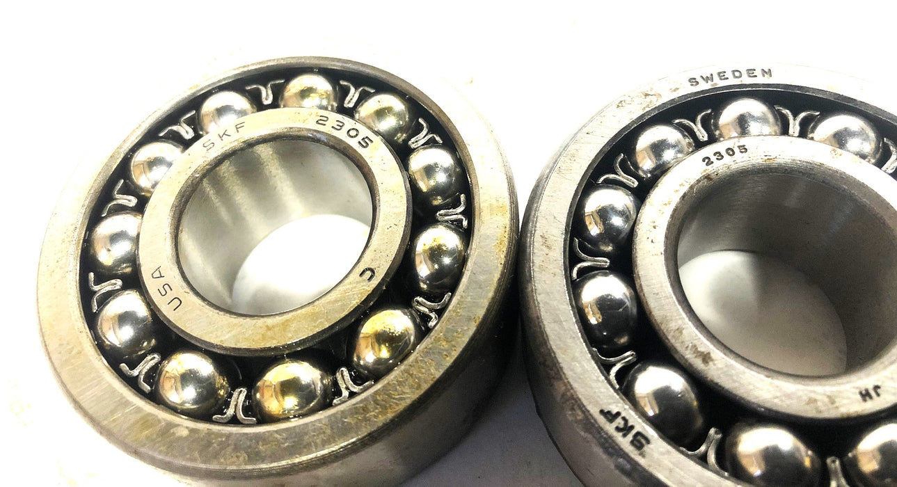 SKF Double Row Self Aligning Ball Bearing 2305 [Lot of 2] NOS