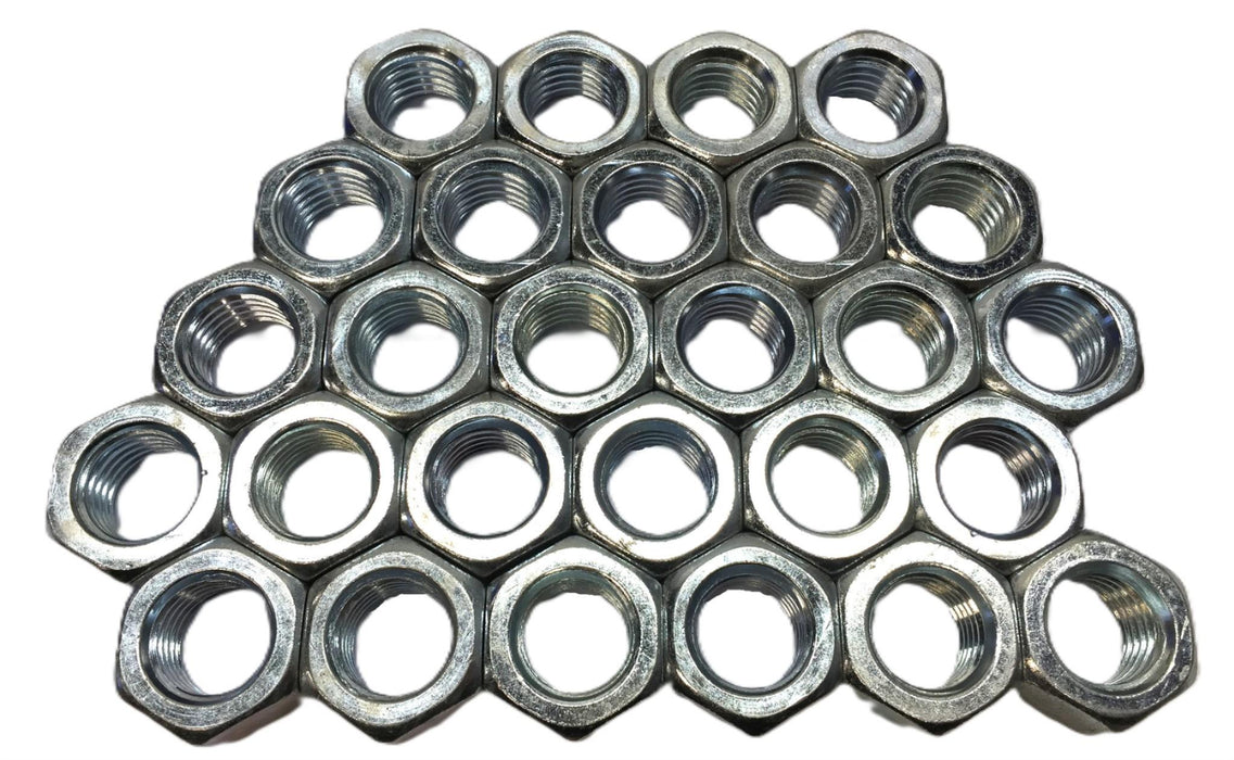 Unbranded M20(I.D) x 32mm(O.D) x 19mm(Thk) Zinc Hex Nut [Lot of 27] USED
