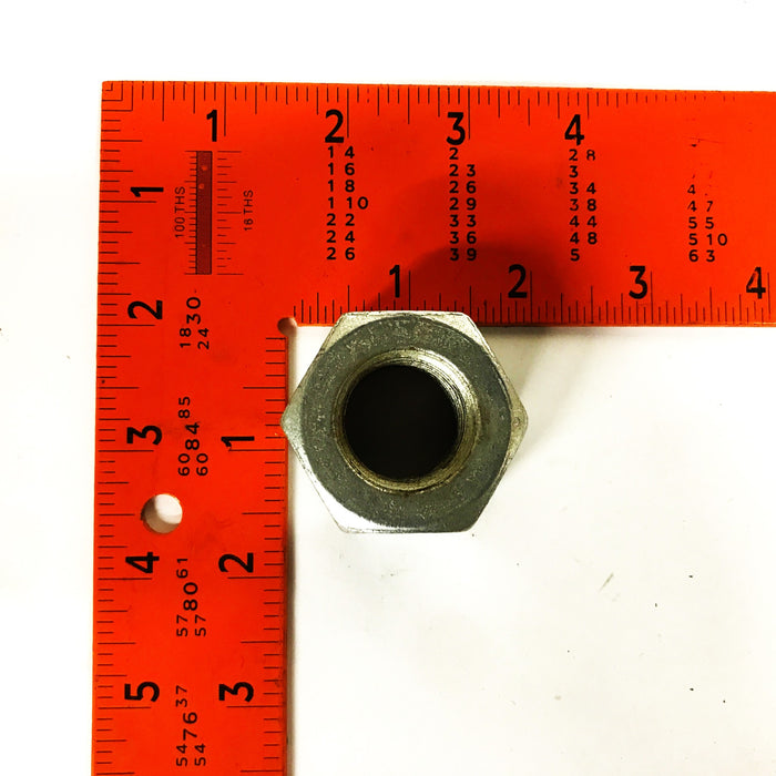 Unbranded 7/8 - 9 Grade A Heavy Steel Galvanized Hex Nut [Lot of 35] NOS