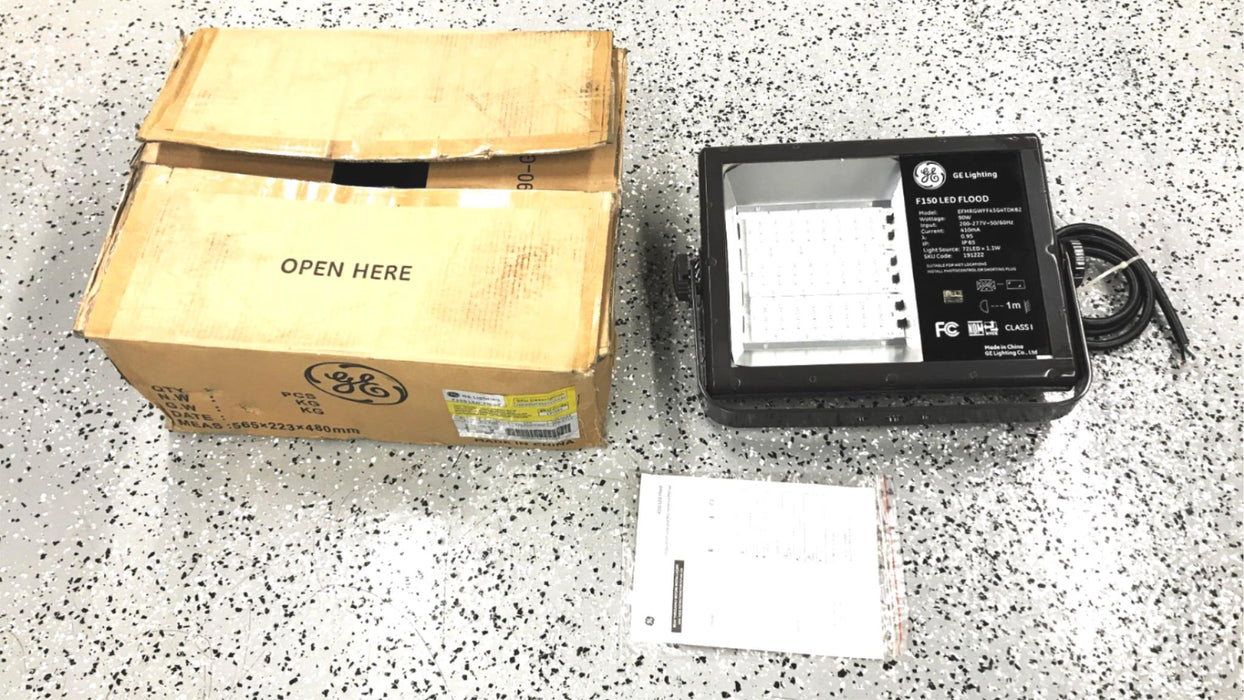 General Electric 90W 200-277V 50/60HZ F150 LED Floodlight EFMRGWFF43G4TDKBZ NOS