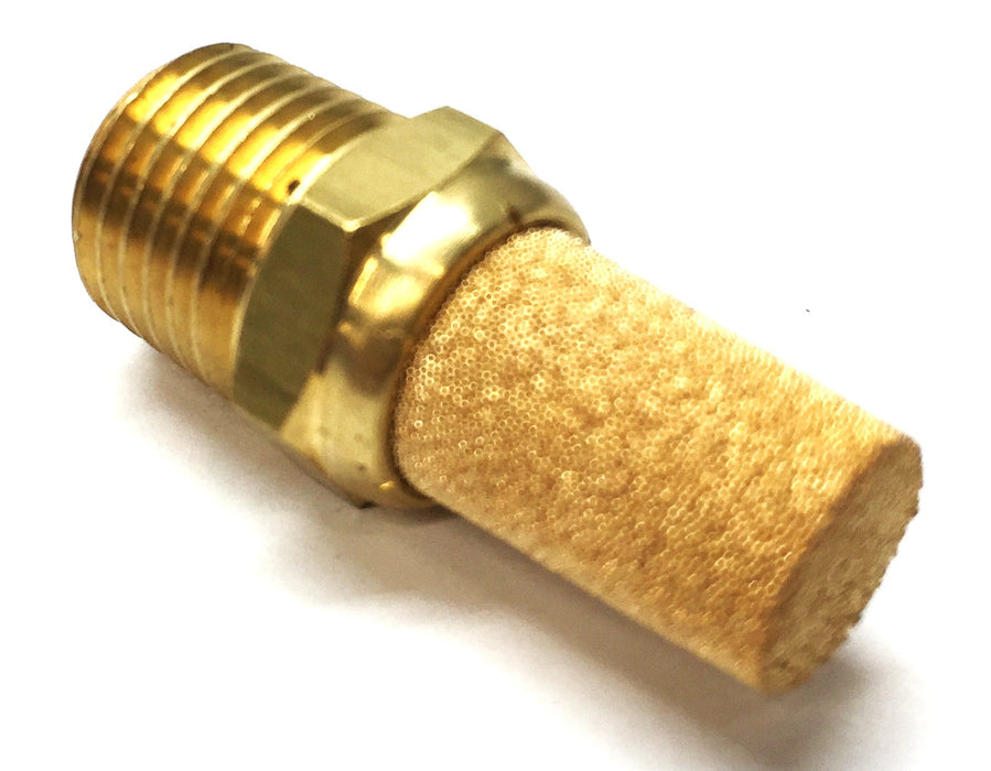 Unbranded 1/2" NPT Sintered Bronze Muffler [Lot of 9] NOS