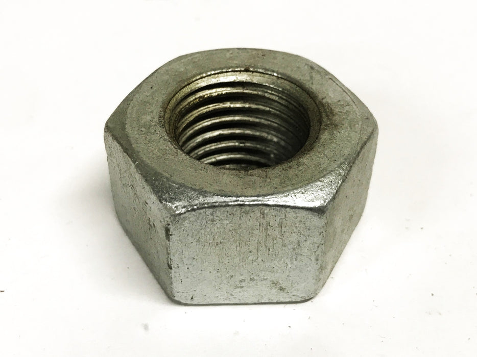 Unbranded 7/8 - 9 Grade A Heavy Steel Galvanized Hex Nut [Lot of 35] NOS