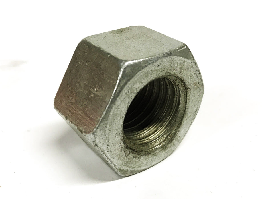 Unbranded 7/8 - 9 Grade A Heavy Steel Galvanized Hex Nut [Lot of 35] NOS
