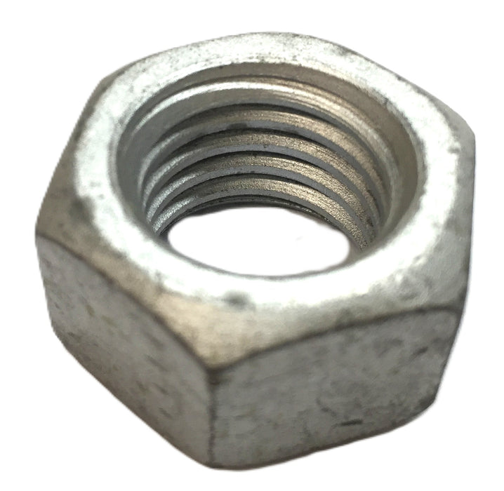 Unbranded 3/4"(I.D) x 1.09"(O.D) x 0.63"(Thk) Galvanized Hex Nut [Lot of 27]USED