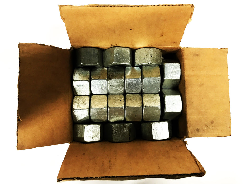 Unbranded 7/8 - 9 Grade A Heavy Steel Galvanized Hex Nut [Lot of 35] NOS