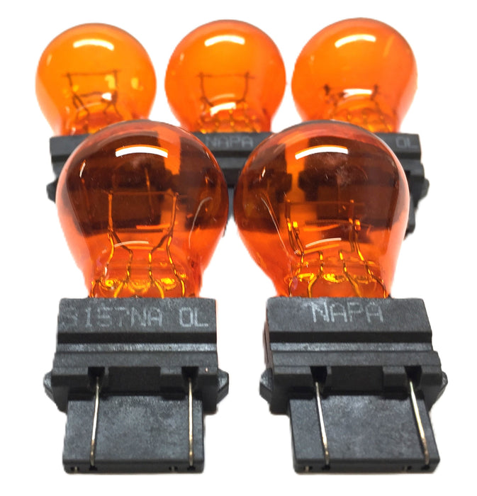 Napa Amber Turn Signal Bulb 3157NA [Lot of 5] NOS