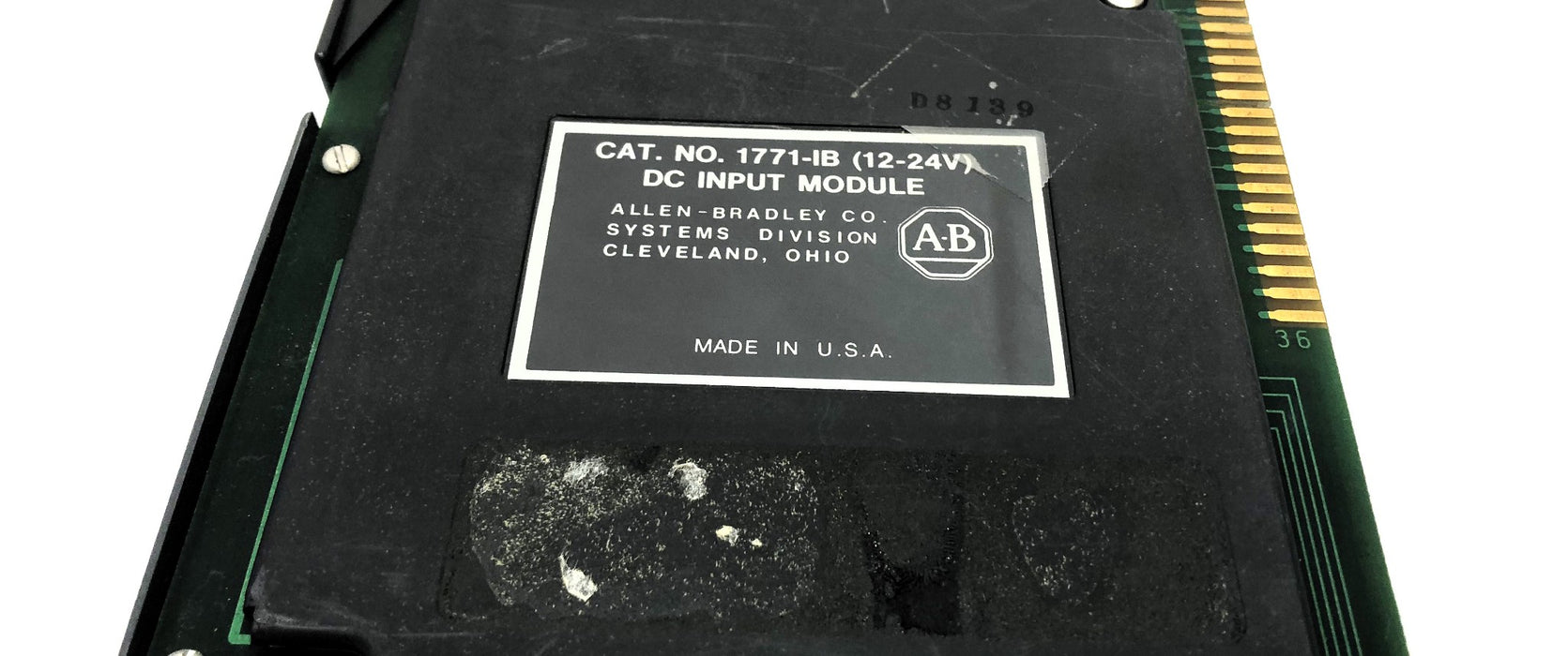 Allen-Bradley 12/24V DC Input Module 1771-IB [Lot of 2] USED