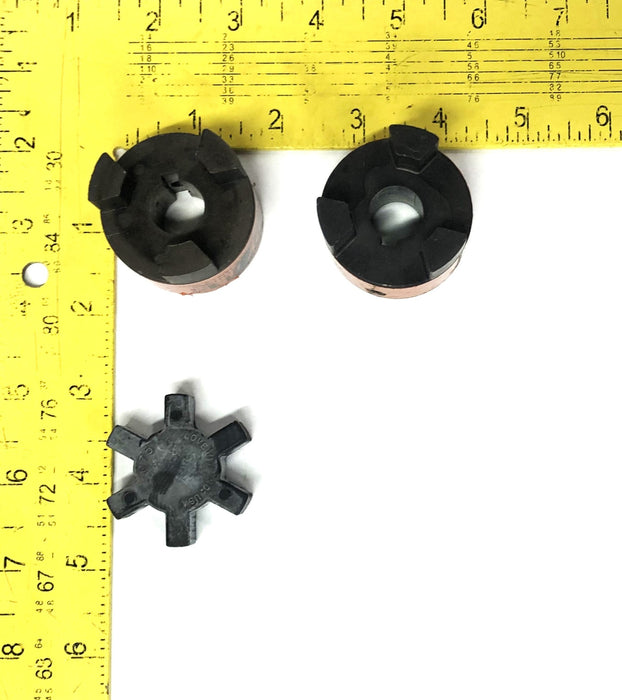 Lovejoy .625 Coupling Hub Set With Spider L-075 NOS