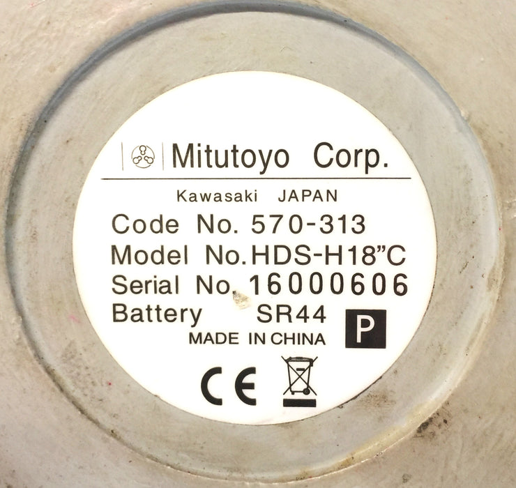 Mitutoyo Model: HDS-H18"C Digimatic Height Gauge Code 570-313 USED