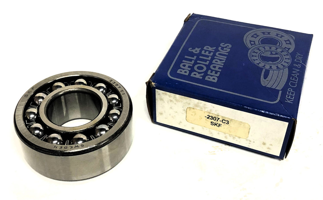 SKF Double Row Self Aligning Ball Bearing 2307-C3 NOS