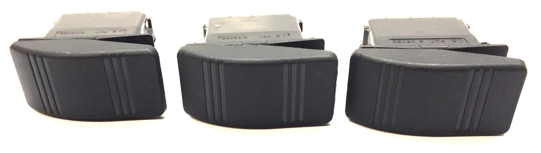 Carling Technologies 3-Way Rocker Switch 3156 7E [Lot of 3] NOS