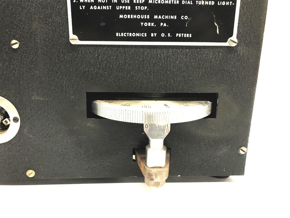 Morehouse Weighing & Calibration Balancing Instrument B-1206 PARTS ONLY