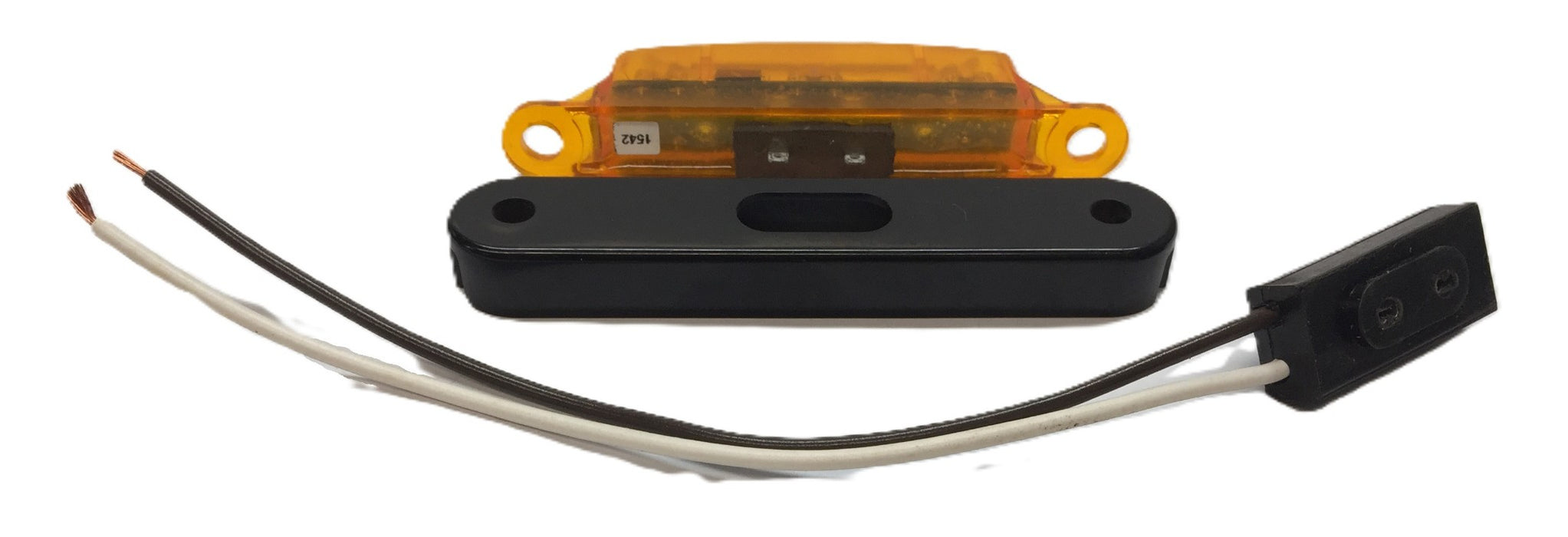 PM 3-1/2" Amber 2-Wire Marker Light 167 [Lot of 4] NOS