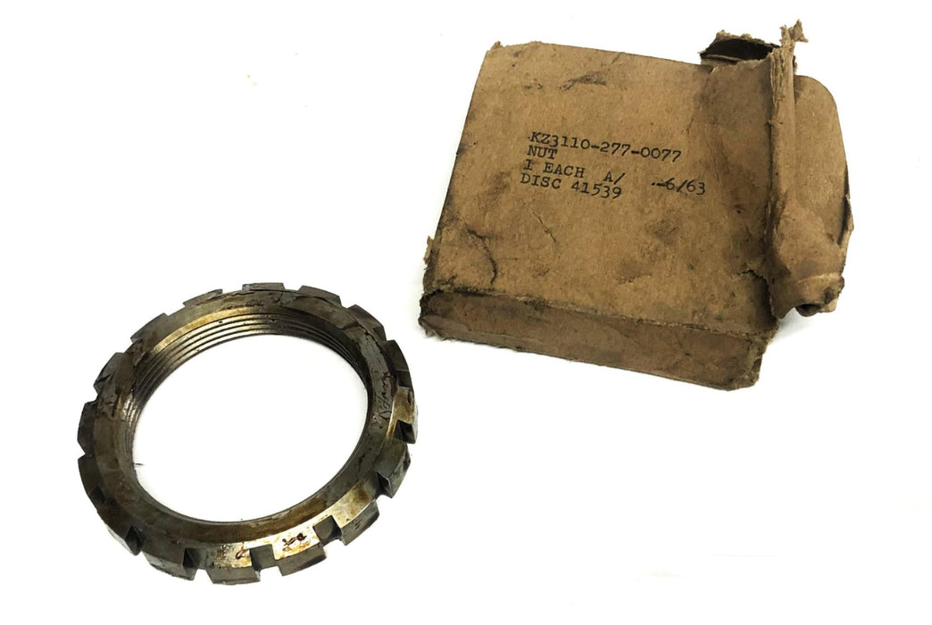 Unbranded KZ3110-277-0077 2.16 Inch ID  Bearing Locknut 41539 (A/ -6/63) NOS
