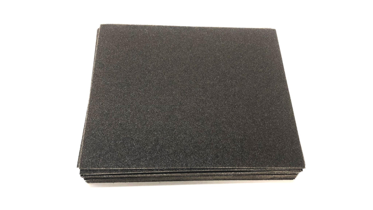 Unbranded Pack of (50) 60 Grit 9" X 11" Aluminum Oxide Cloth NOS