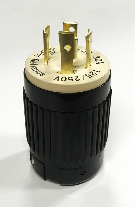 Reliance Controls 30A 125/250V Generator Plug L1430P [Lot of 4] NOS