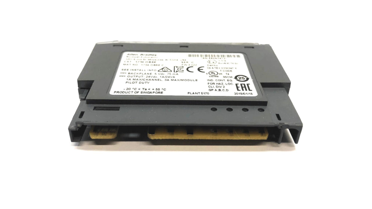 Allen-Bradley Series C I/O 8 Point Digital Output Module 1734-OB8E NOS