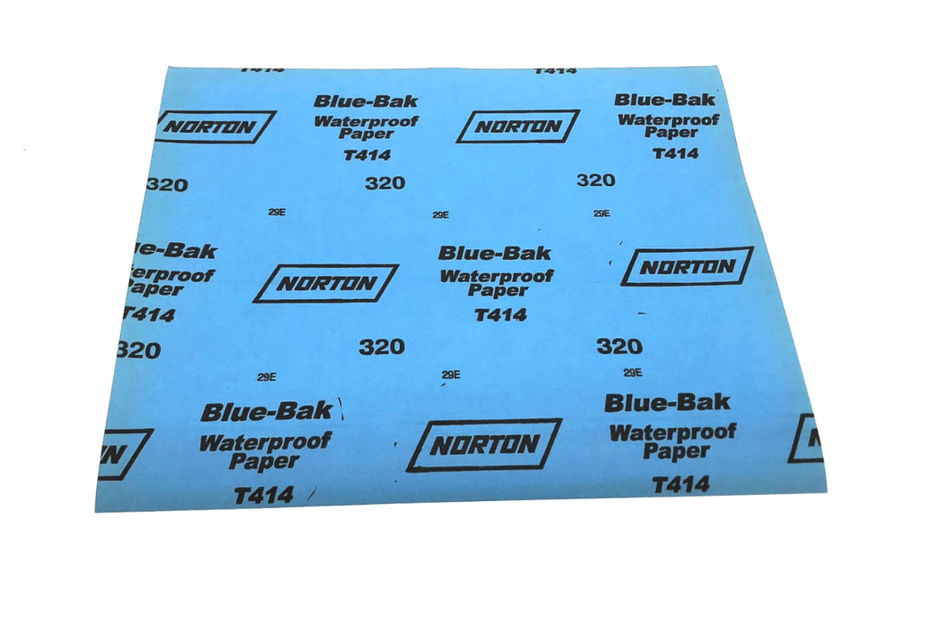 Standard Abrasives Pack of (40) Wet/Dry 320 Sand Paper Sheet 713649 NOS
