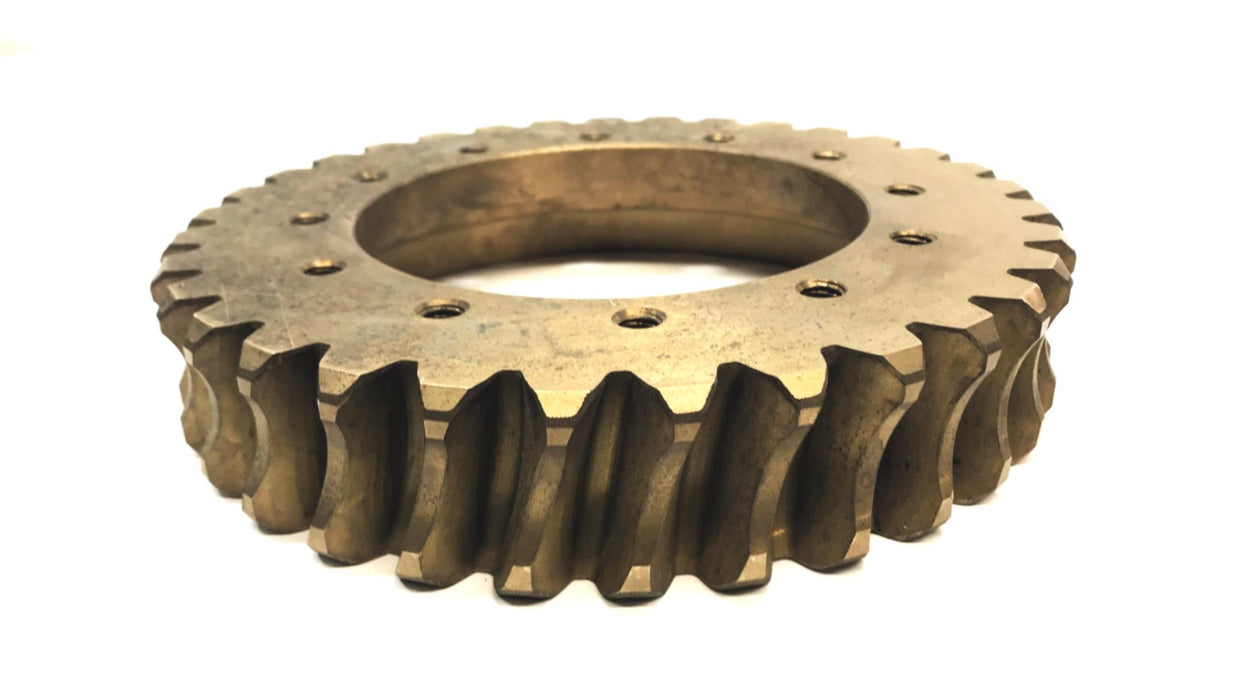 Unbranded 33 Teeth Approx 4.922 ID x 8-1/2" OD Worm Wheel 0394939 116 USED
