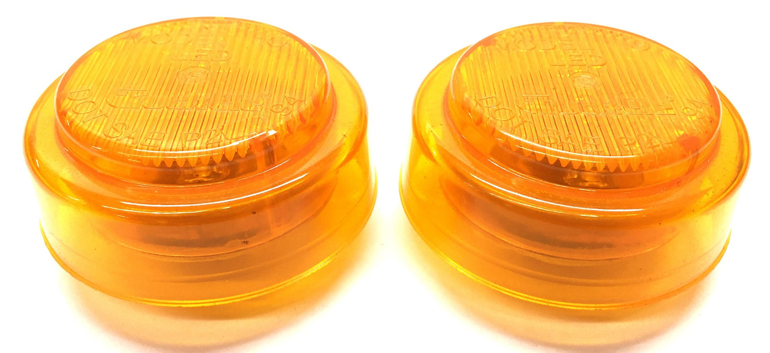 Truck-Lite 2-1/2" Round Amber Marker Light 10250Y [Lot of 2] NOS