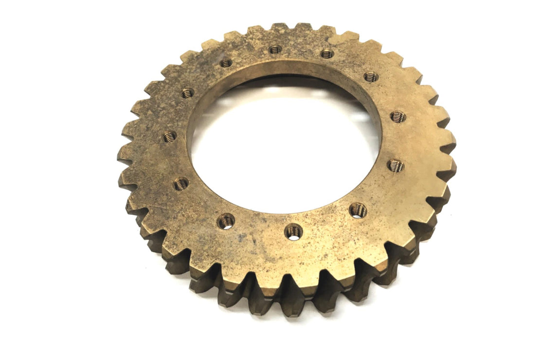 Unbranded 33 Teeth Approx 4.922 ID x 8-1/2" OD Worm Wheel 0394939 116 USED