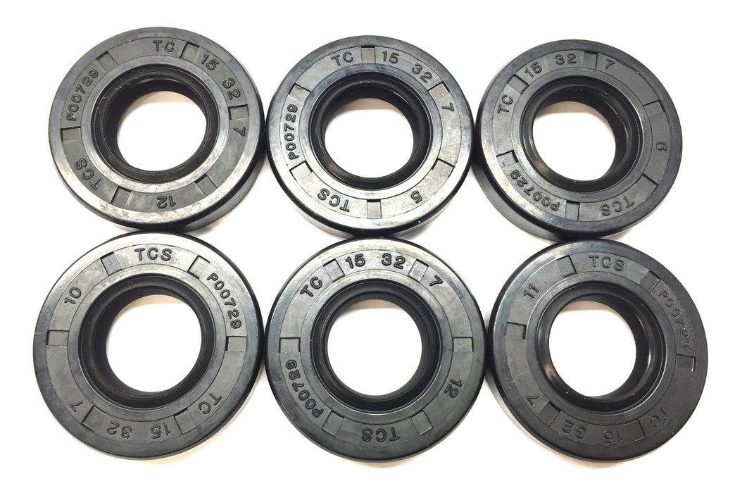 TCS 15mm x 32mm x 7mm Oil Seal P00729 [Lot of 6] NOS