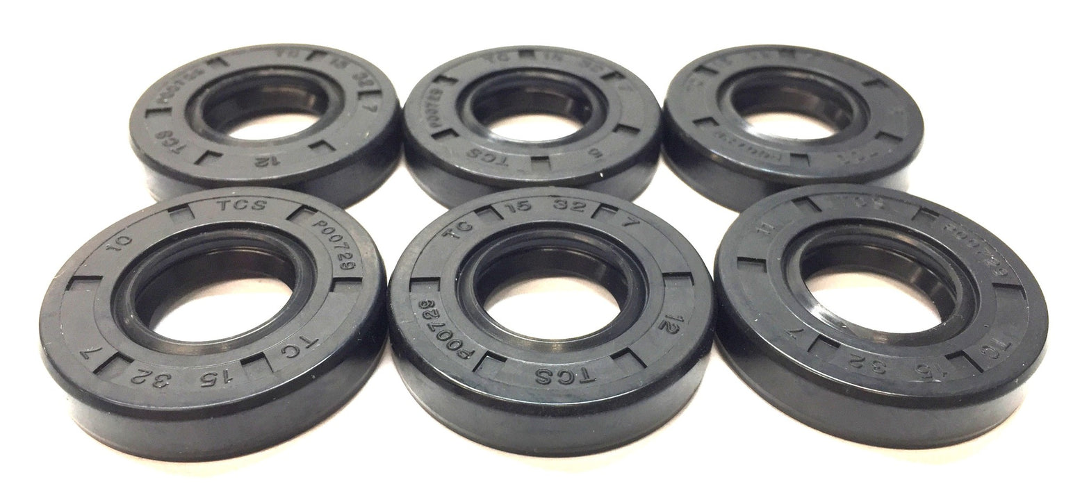 TCS 15mm x 32mm x 7mm Oil Seal P00729 [Lot of 6] NOS