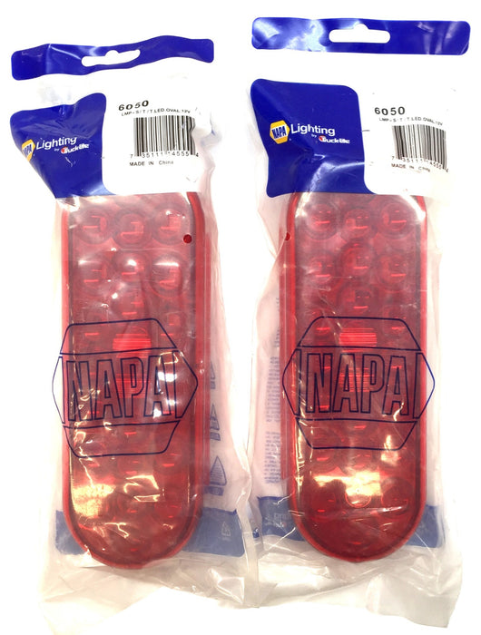 Truck-Lite/Napa 12V Oval LED Stop/Turn Marker Lamp 6050 [Lot of 2] NOS