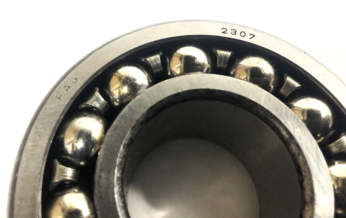 FAG Double Row Self Aligning Ball Bearing 2307 NOS
