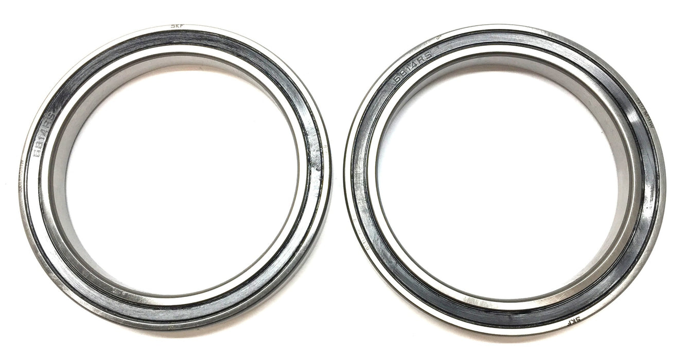 SKF Deep Groove Ball Bearing 61814-2RS1/GFF [Lot of 2] NOS
