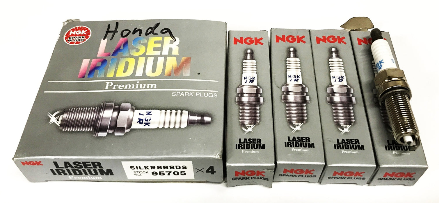 NGK Laser Iridium Premium Spark Plugs 95705 [Lot of 4] NOS