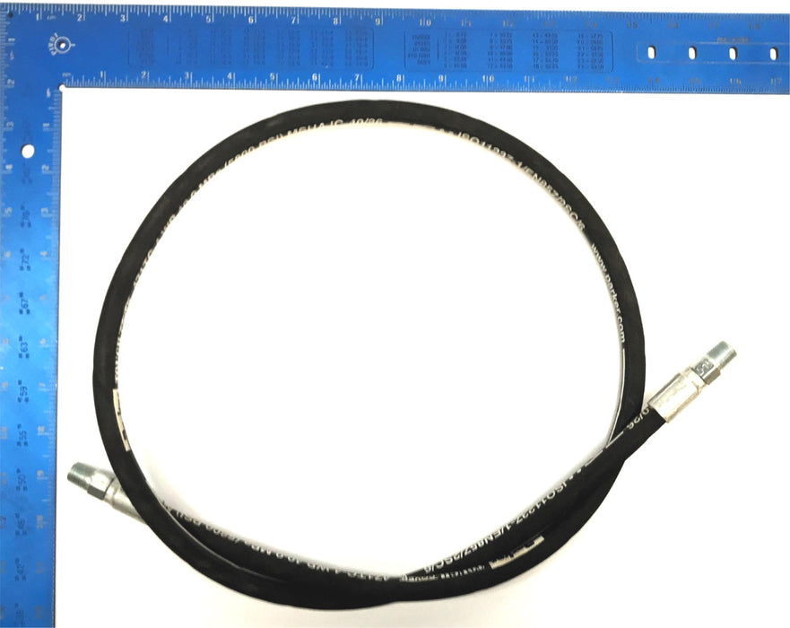 Parker 5800 PSI Approx 54" OAL Hydraulic Hose 471TC-4 NOS