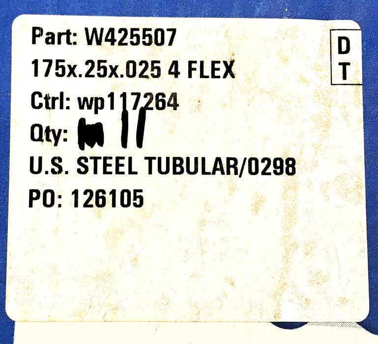 Fastenal Box of (11) 175 x .25 x .025 4 TPI Band Saw Blades W425507 NOS