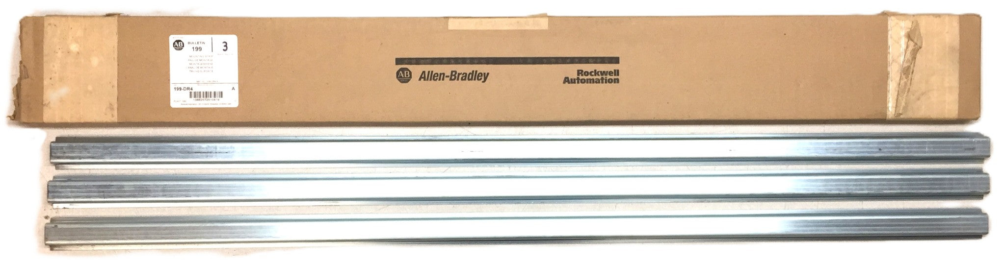 Allen-Bradley 35mm x 15mm x 1M Mounting Strip 199-DR4 [Lot of 3] NOS