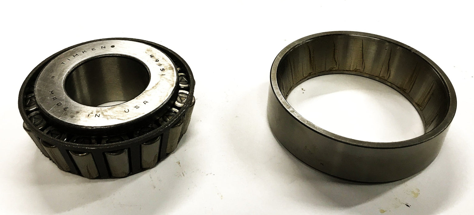 Timken/FJG Tapered Roller Bearing Cone and Cup 49151/49368 NOS
