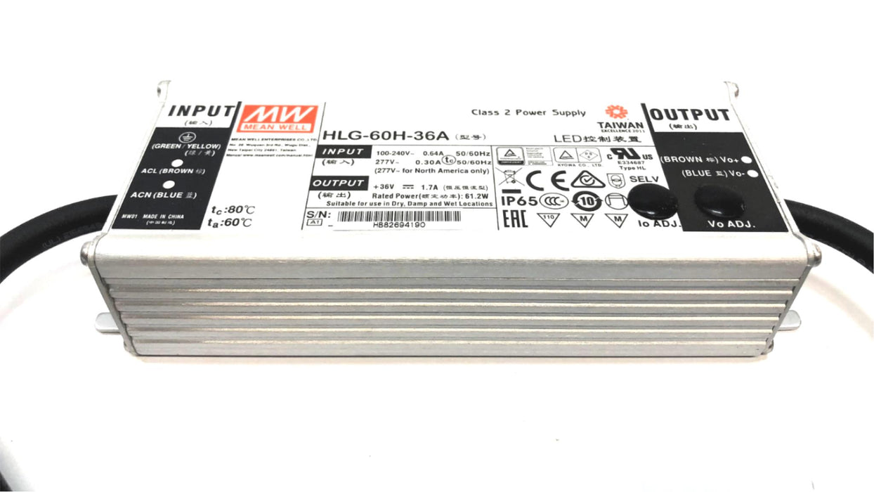 Mean Well Switching Power Supply HLG-60H-36A NOS