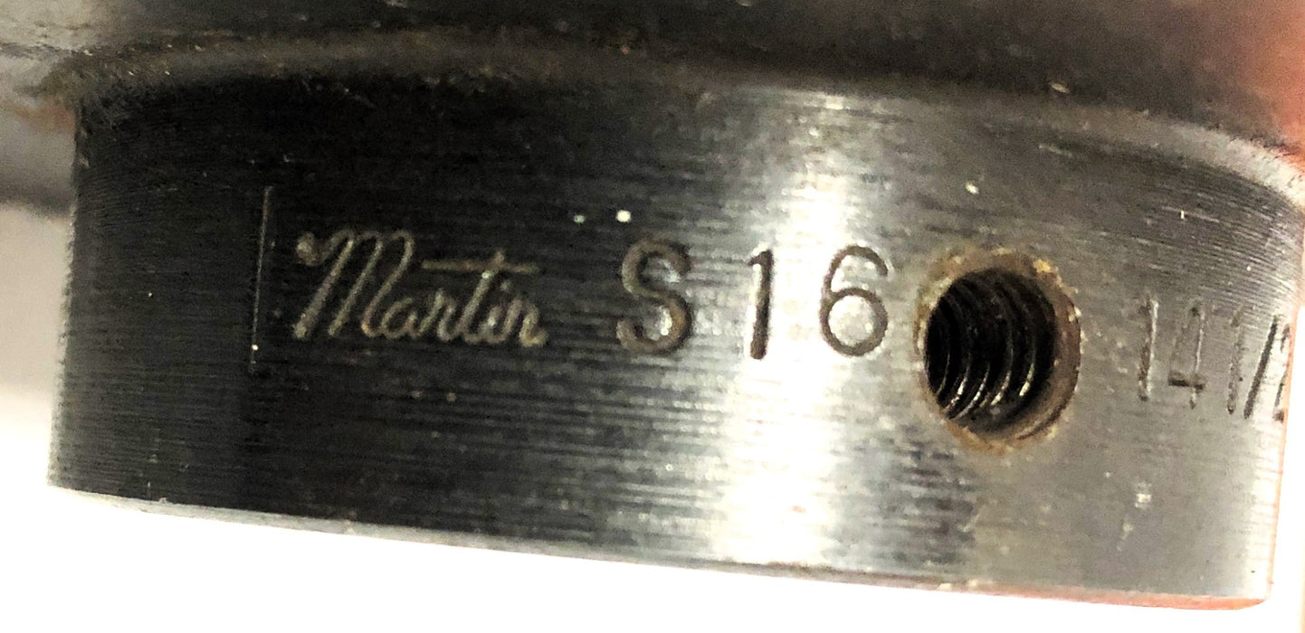 Martin S16 14-1/2 Spur Gear 4-1/10 in Diam 1 in Bore 1/4 in Keyway RD34A192 NOS