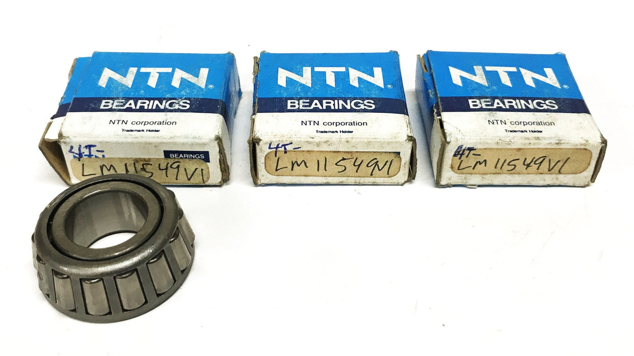 NTN Tapered Roller Bearing Cone 4T-11S49-V1 [Lot of 3] NOS