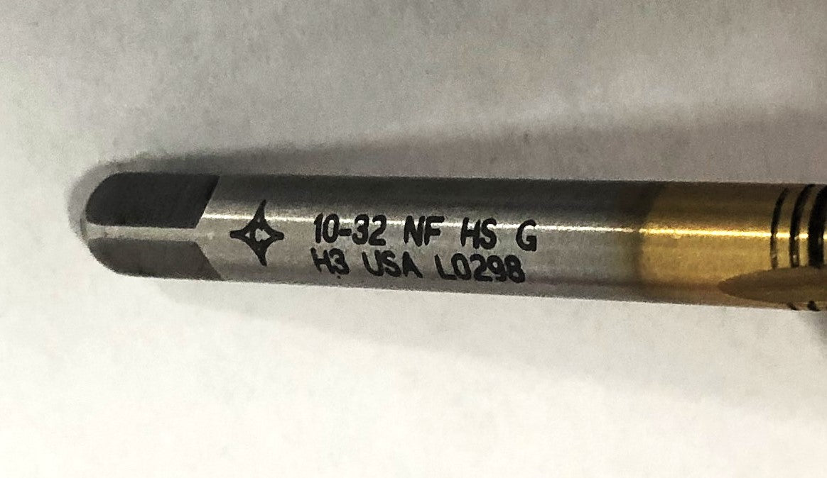 Cleveland 10-32 NF HS GH3 2 Flute Spiral Tap L0298 NOS
