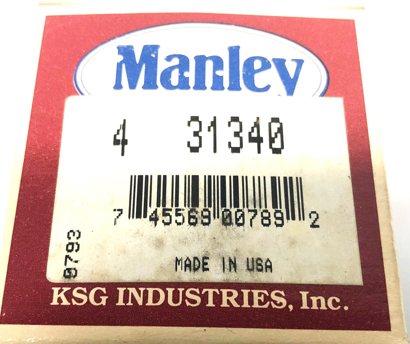 Manley 4 Piece Set Valve Seat 31340 (1500-3) NOS