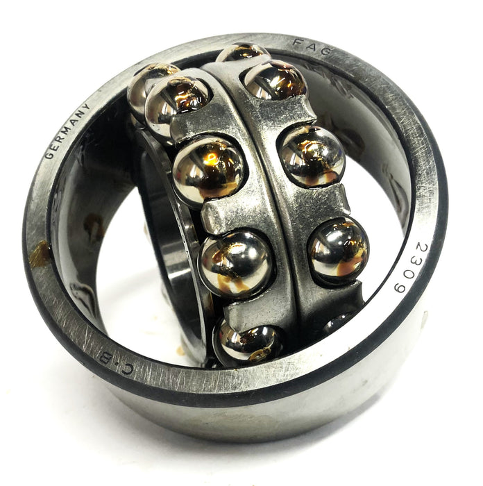 FAG Double Row Self Aligning Ball Bearing 2309K (2309K/2309) NOS