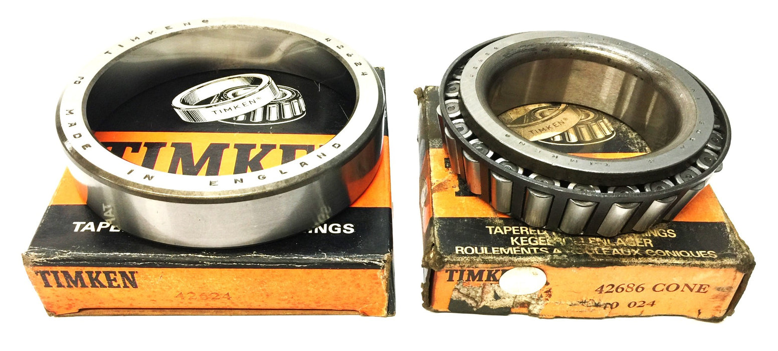 Timken Taper Roller Bearing Assembly 42686/42624 NOS