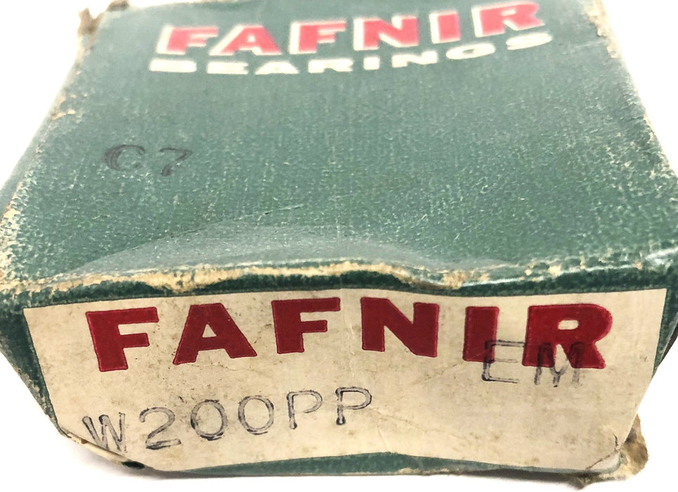 Fafnir Rubber Shielded Ball Bearing W200PP C7 [Lot of 3] NOS