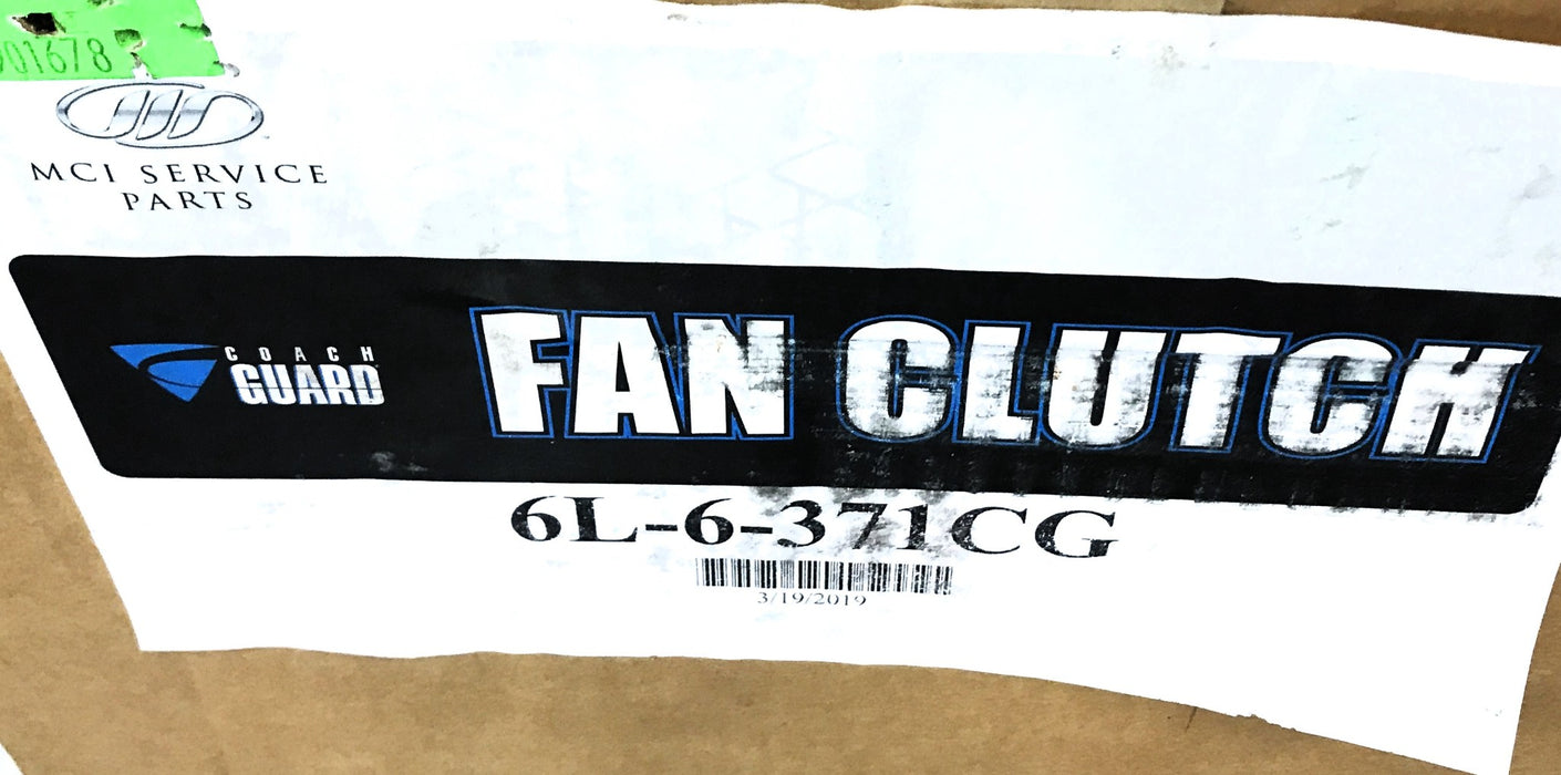 MCI Coach Guard Fan Clutch 6L-6-371CG REMANUFACTURED