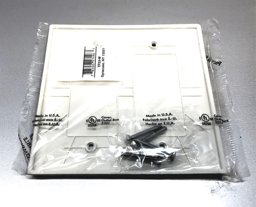 Pass & Seymour Wall Plate TP23-W [Lot of 8] NOS